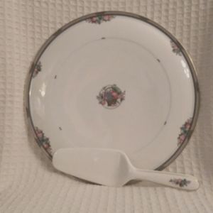 Christopher Stuart Bone China Cake Plate/Server